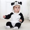 Unisex Baby Panda Costume Plush Jumpsuit