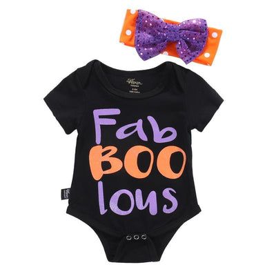 Fab Boo Lous Halloween Romper