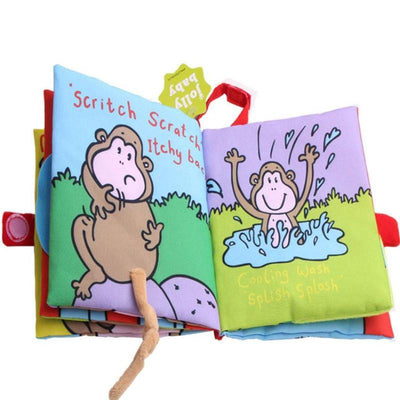 Monkey Cloth Book For Baby